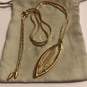 Kendra Scott Rose Gold Adjustable Milla Necklace